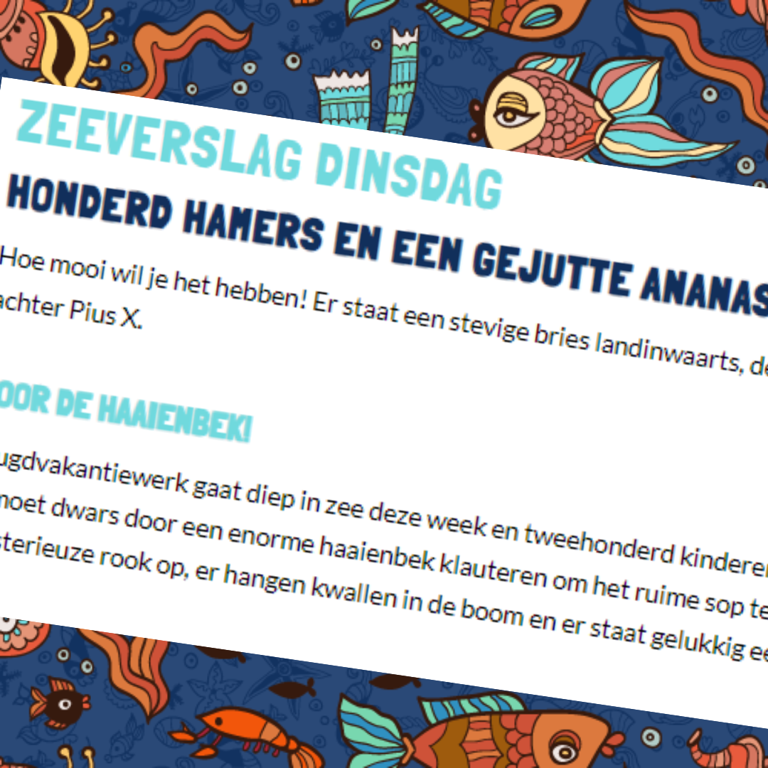 Zeeverslag 30 Augustus
